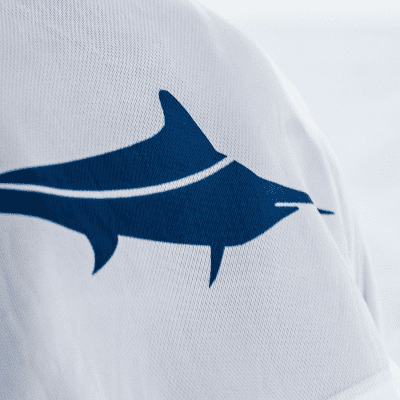 BILLFISH White Marlin Hooded Long Sleeve/White