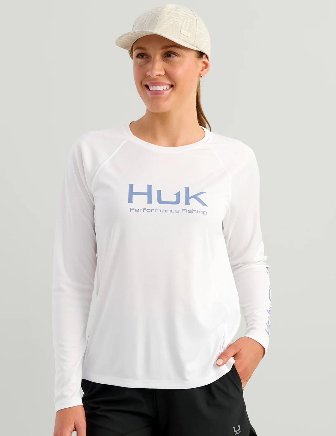 HUK Pursuit Crew Radical Botanical Women’s – Performance Long Sleeve