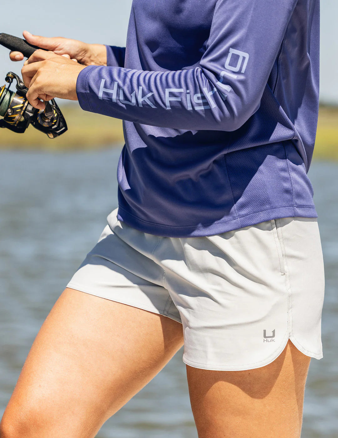 Huk Women’s Pursuit Volley Swim Shorts – Harbor Mist