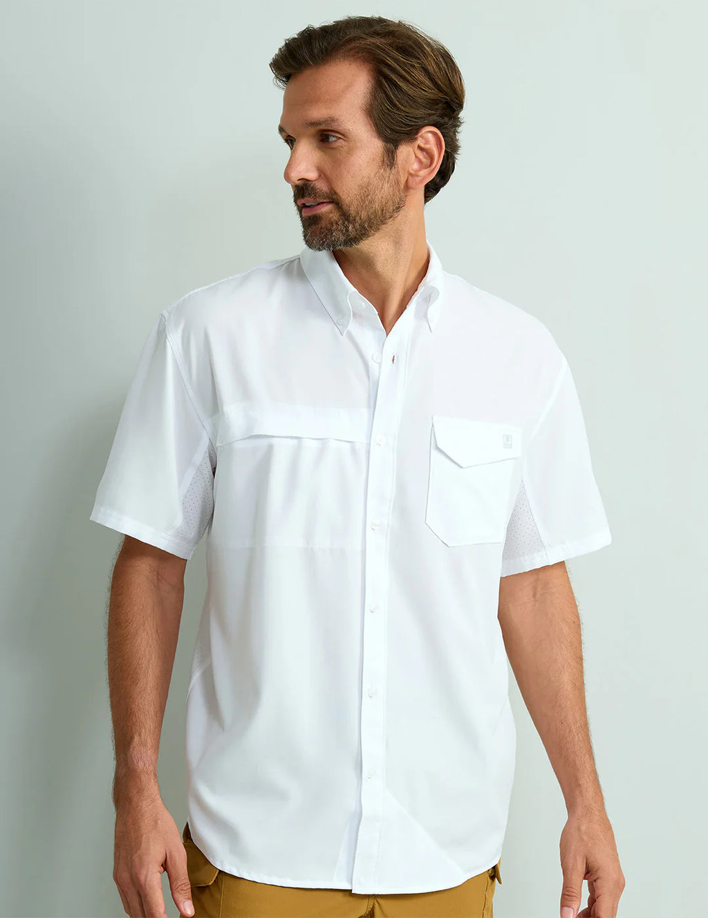 Huk Tide Point Short Sleeve Button-Down