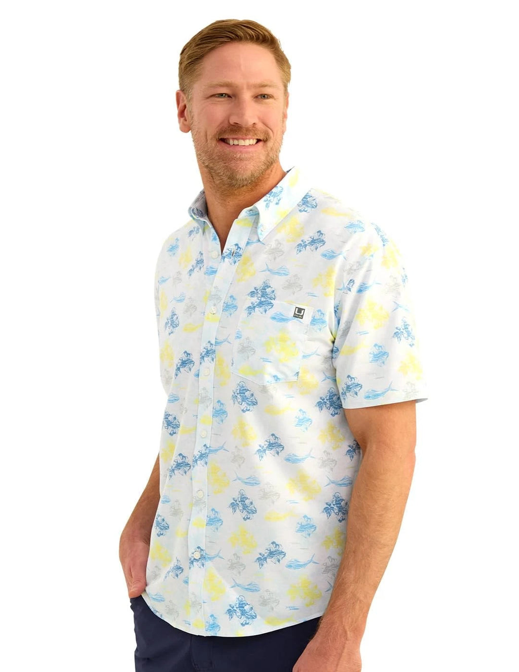 Huk Graphic Button-Down