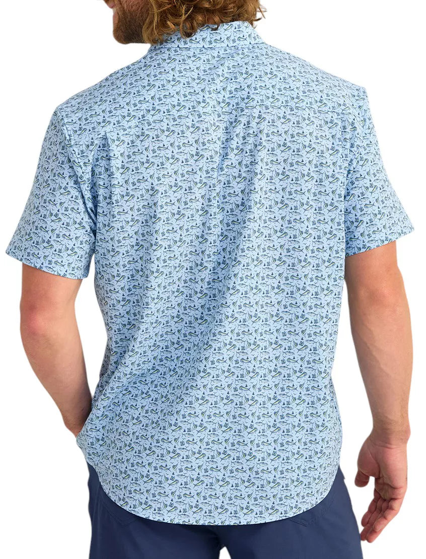 Huk Graphic Button-Down