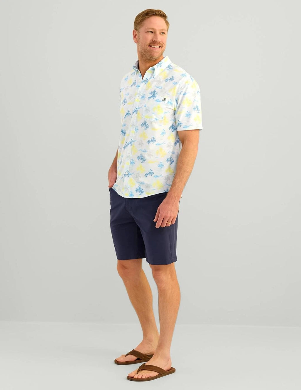 Huk Graphic Button-Down