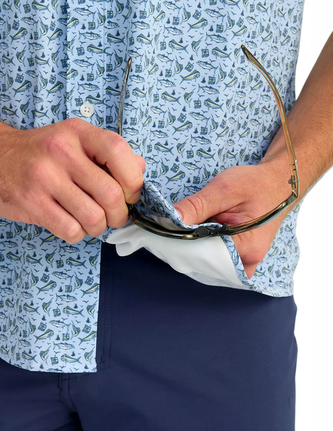 Huk Graphic Button-Down